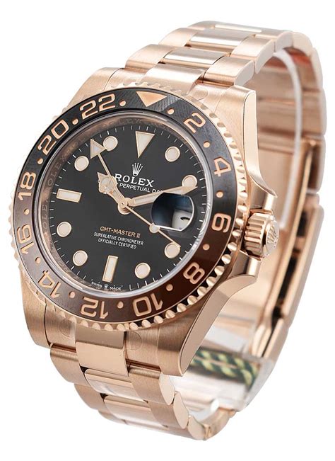 rolex gmt full rose gold|Rolex gmt rose gold price.